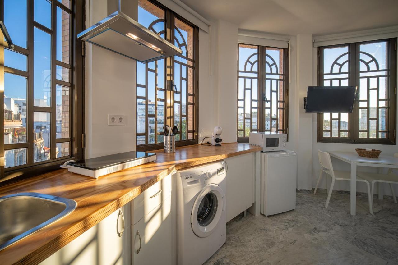 Conjunto De Apartamentos Antiguo Palacio Hotel Paris Huelva Kültér fotó